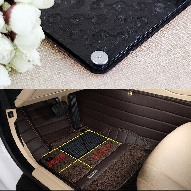 Carpet Foot Rest Pedal Guard Foot Rest Pedal Pad For Driver Car Brandnew