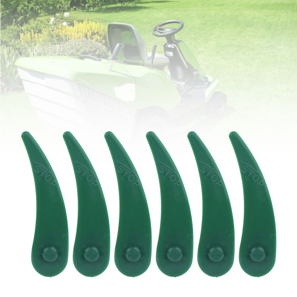 50Pcs Lawn Mower Plastic Blade Replacement Accessories Parts Lawn Mower Plastic Blades For ART 23‑18 Li/26‑18Li