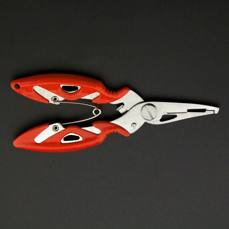 Fishing Plier Scissor Braid Line Lure Cutter Hook Remover Tackle Tool Cutting Fish Use Tongs Scissors Multi Function Plier: orange