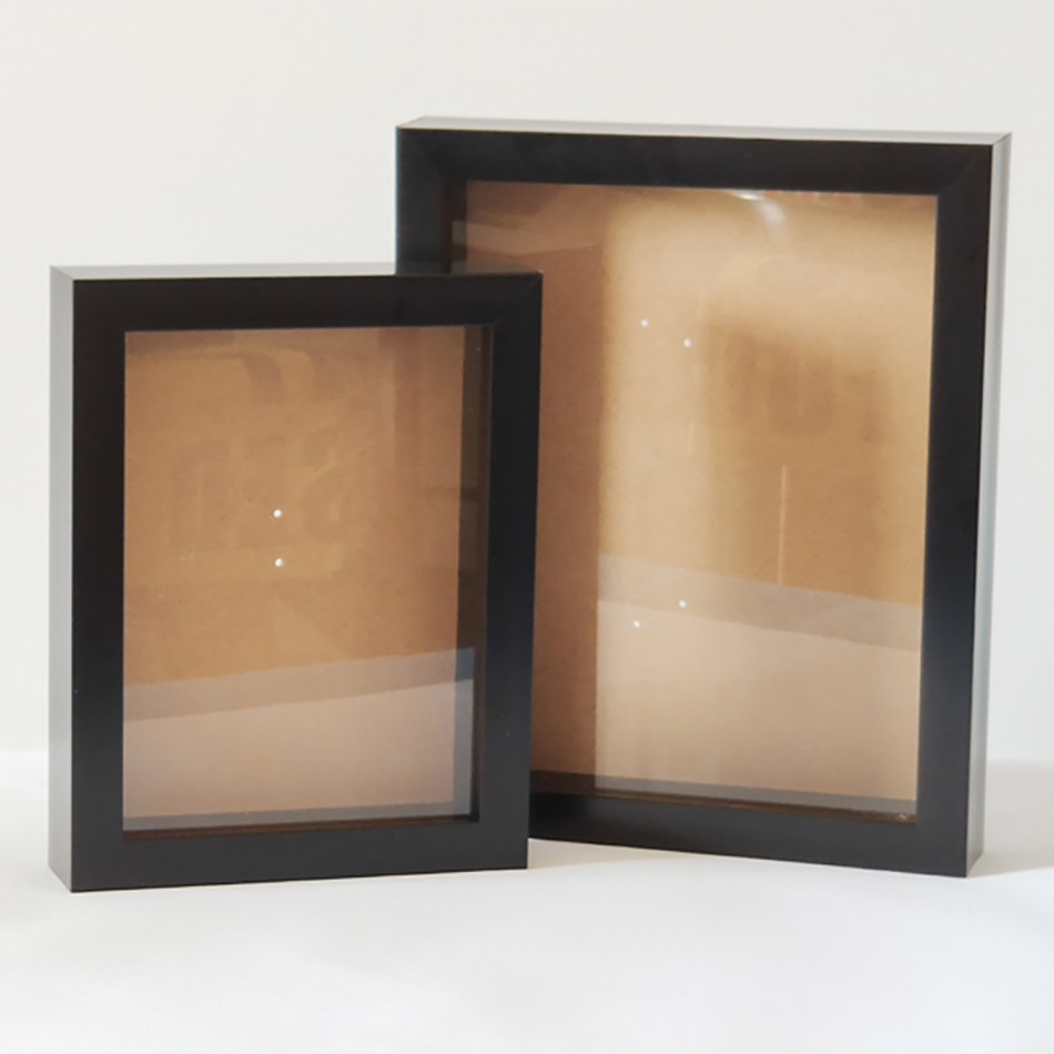 Shadow Box Frame Depth 3CM For Handmade DIY Flowers,Art Crafts,Pins, Medals,Tickets,Phone Accessary Dispaly,3D Photo Frame Box