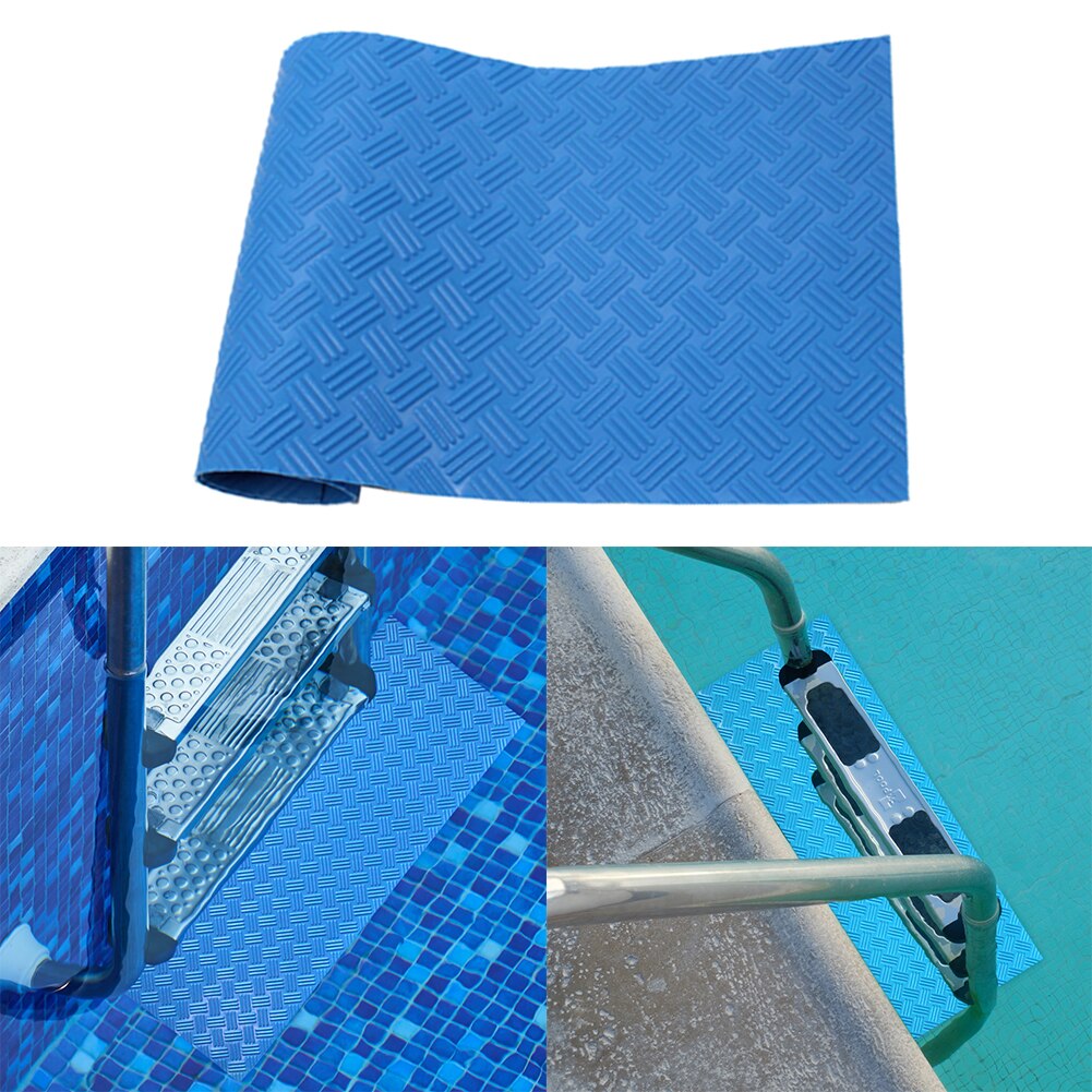 Swimming Pool Ladder Mat Liner Pad Non Slip Safety Cropped Cushion Protective Rubber Strong Adsorption Capacity Wear-resistant