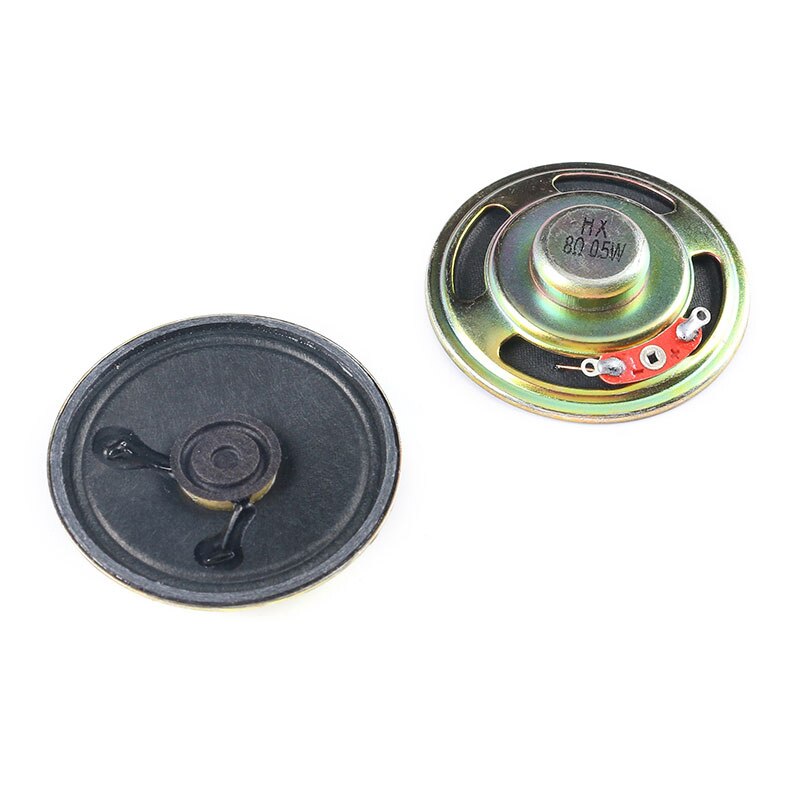 1PCS 2W 8R Loudspeaker 8 Ohm 2 Watt small speaker tweeter Horn square 2040 3070 Diameter 40mm 50mm Mini speaker For Arduino: 0.5W-8R-50mm