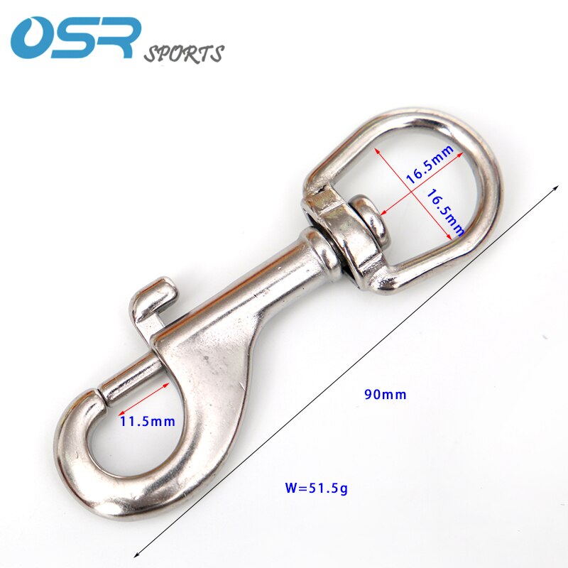 6 Pcs 316 Stainless Steel Swivel Eye 1/2 Inch Marine Grade Single - View #9