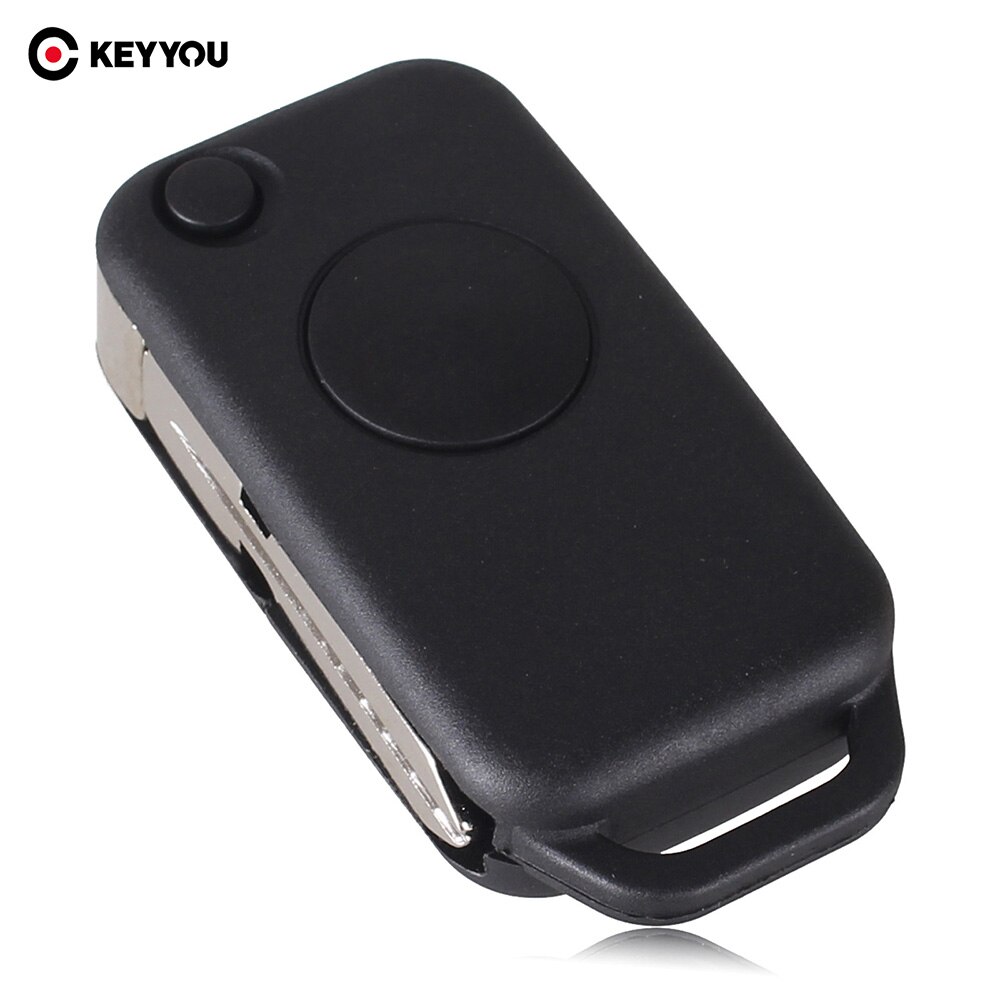 Keyyou 1 painike läppä taitettava avaimeton kulku kauko-avaimen kotelo kuori mercedes benz ces ml sl  ml55 amg  s500 sl500
