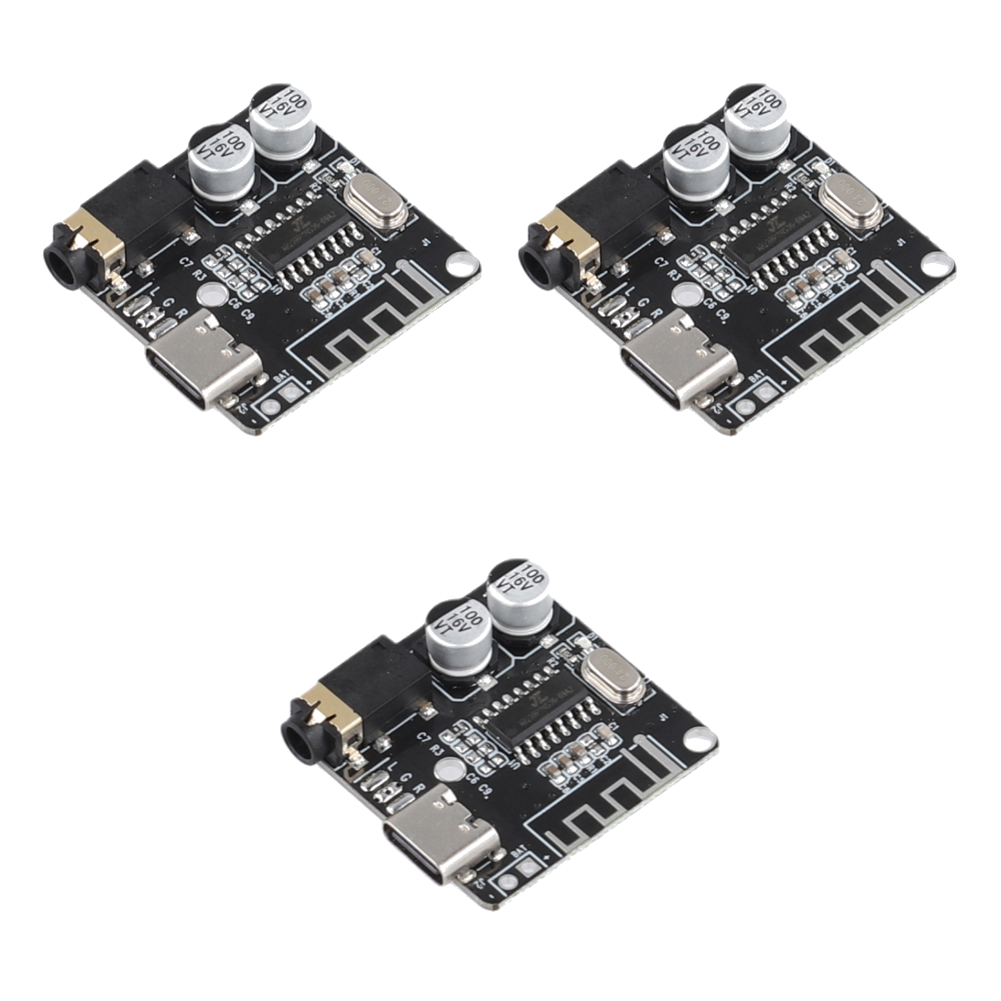 5-1 Stück Audio--Empfänger platine Bluetooth-kompatibel 5,0 3,7-5V MP3 verlustfreie Decoder-Karte drahtloses Stereo-Musik modul für DIY: Blau