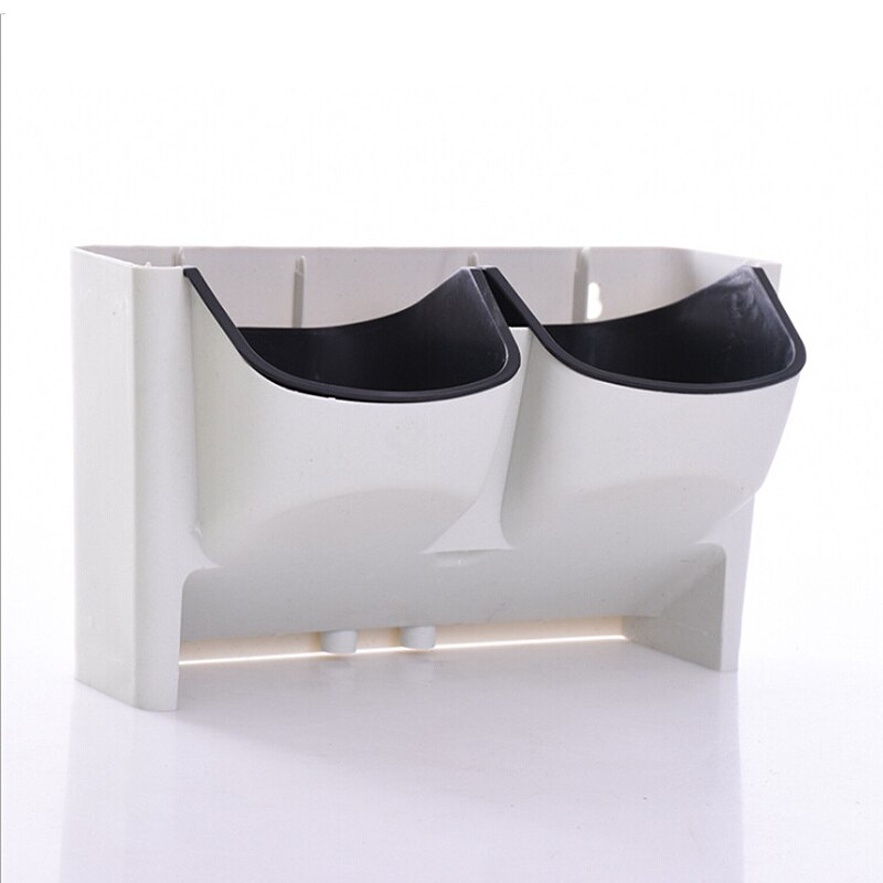 Bloempot Stapelbaar Muur Planter Tuin Bloempotten Muur Opknoping Verticale Vetplanten Planten Pot Bonsai Pot Home Decor: WHITE