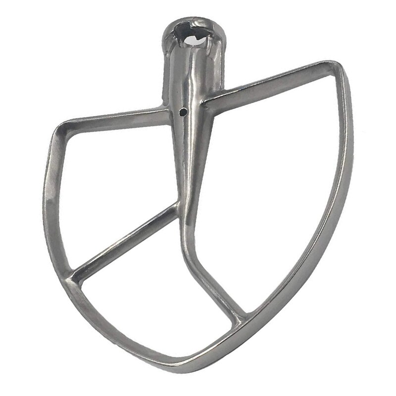 Gepolijst Roestvrij Staal Platte Klopper Voor Kitchenaid 8Q Tilt-Head Stand Mixers, Mengen Onderdelen Voor KSM7586P KSM7990 KSM8990