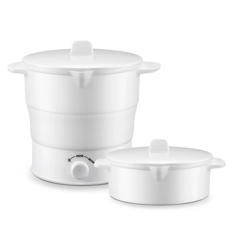 Multi Draagbare Opvouwbare Siliconen Pot Voor Reis 110/220V Waterkoker Elektrische Kok Hete Pot Waterketel Camping Opvouwbare Elektrische Pot: VS