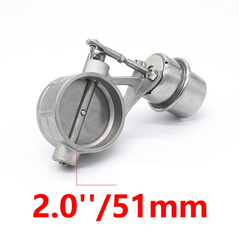 Universal vacuum Variable Exhaust Valve For Car 2.0'' 51MM Exhaust Medium Systems Electric Remoter Control Valve