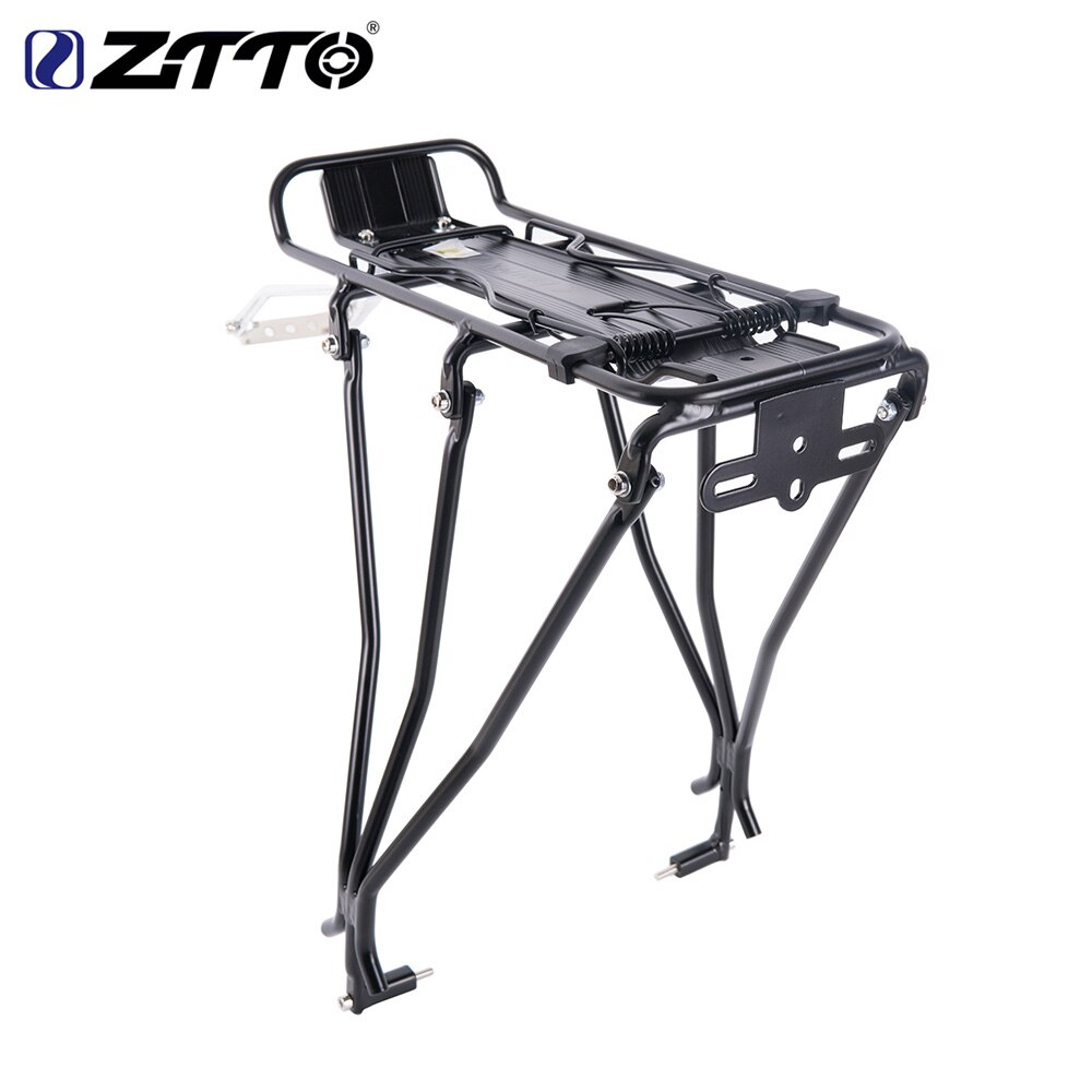 ZTTO Fiets achter rack mountainbike Bagagedrager Fiets Bagagedrager Plank Fietsen Cargo Bag Houder voor schijfrem V rem: Default Title