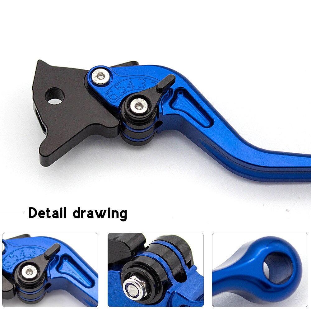 Stil cnc motorcykel bremse koblingshåndtag aluminium justerbar til lifan  kp150 mini  kp 150 motorcykel bremse koblingshåndtag