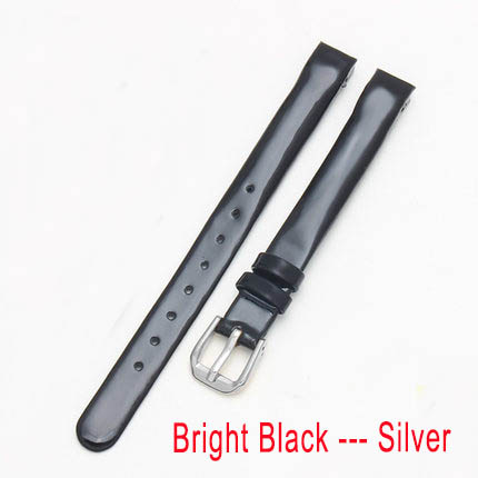 BRETA uhr Gurt leder für CK uhren Band K43231 K43232 K43236 10mm Schwarz Weiß Bogen Gurt: Licht Rosa Weiß