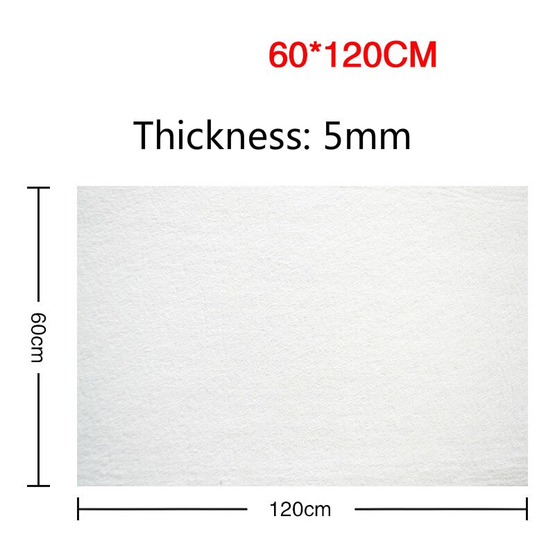 Thickening Woolen Felt Calligraphy Painting Pad Chinese Traditional Calligraphy Felt Multifunctional Soft Fiber Writing Felt Mat: A3