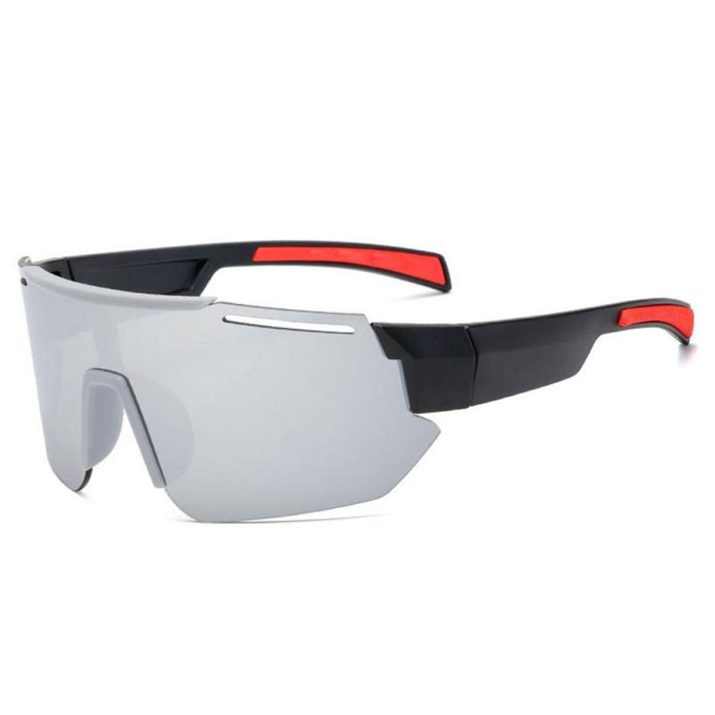 Oversized Glasses Face Shield Polarized Mirror Lens Mens Fishing Cycling Baseball Sport Wrap Sunglasses US sunglasses: 09