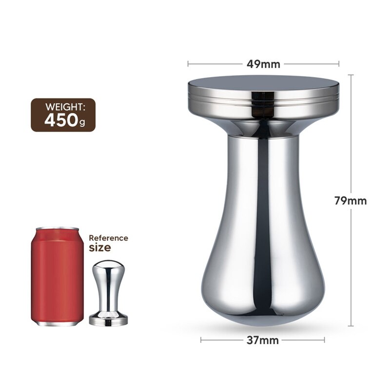 Coffee Tamper 51mm Espresso Coffee Tamper Espresso Tamper Suitable for Delonghi Handle Supporting Appliance Press