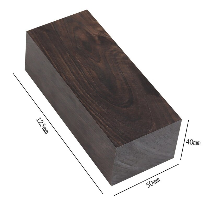 2 Stuks Zwart Ebbenhout Hout Hout Hout Handvat Plaat Voor Muziekinstrumenten Diy Gereedschap, 4.72X 1.57X1.96 Inch