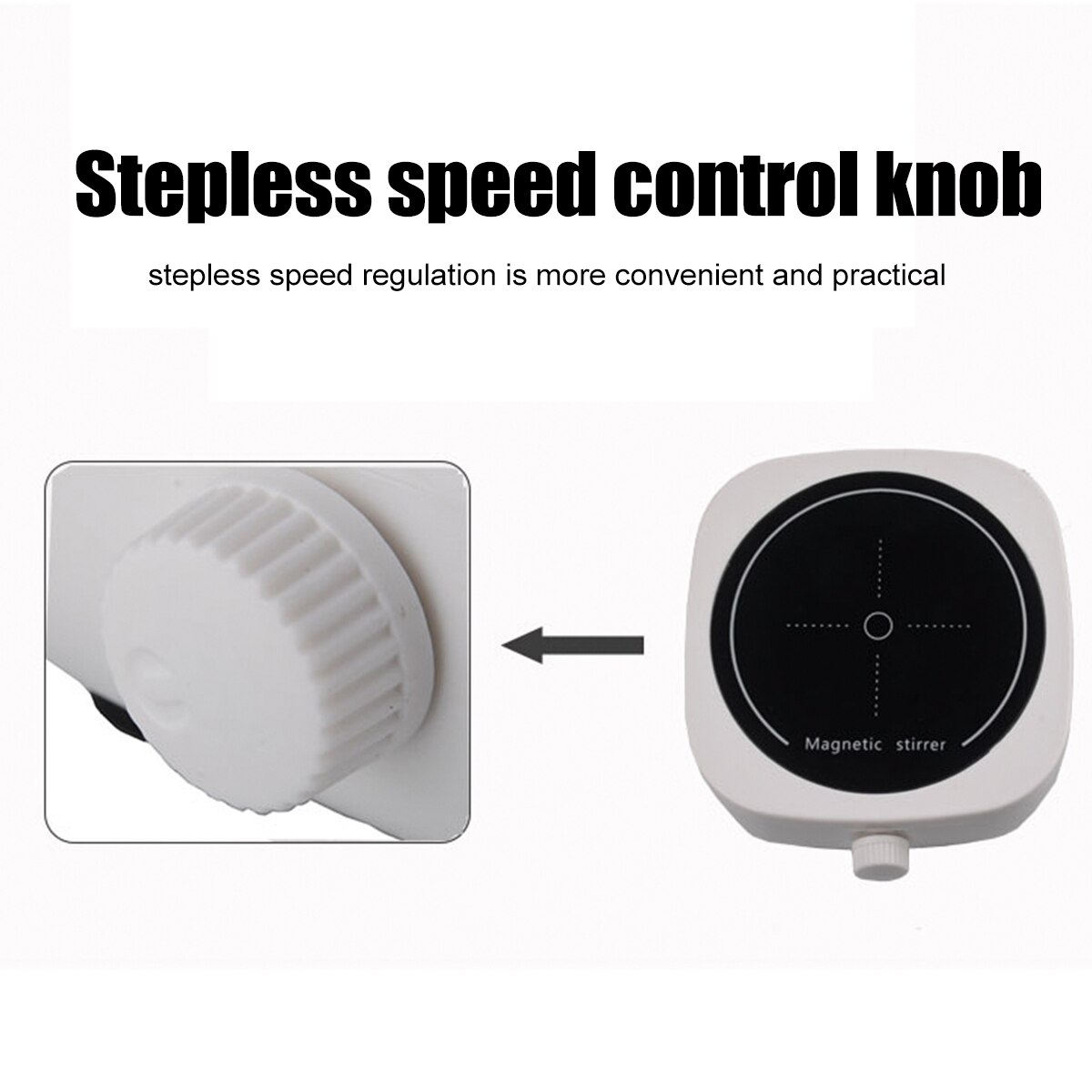 2000ML 4000RPM Magnetic Stirrer Mixer Agitator Laboratory Miniature Speed Magnetic Stirrer Mini Mixer Educational Equipment