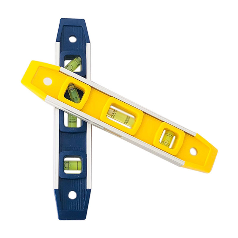 9 inch 3 Spirit Level Bubble Magnetic Ruler Vertical And Horizontal Mini Pocket Portable Spirit Level Gradienter Measuring Tool