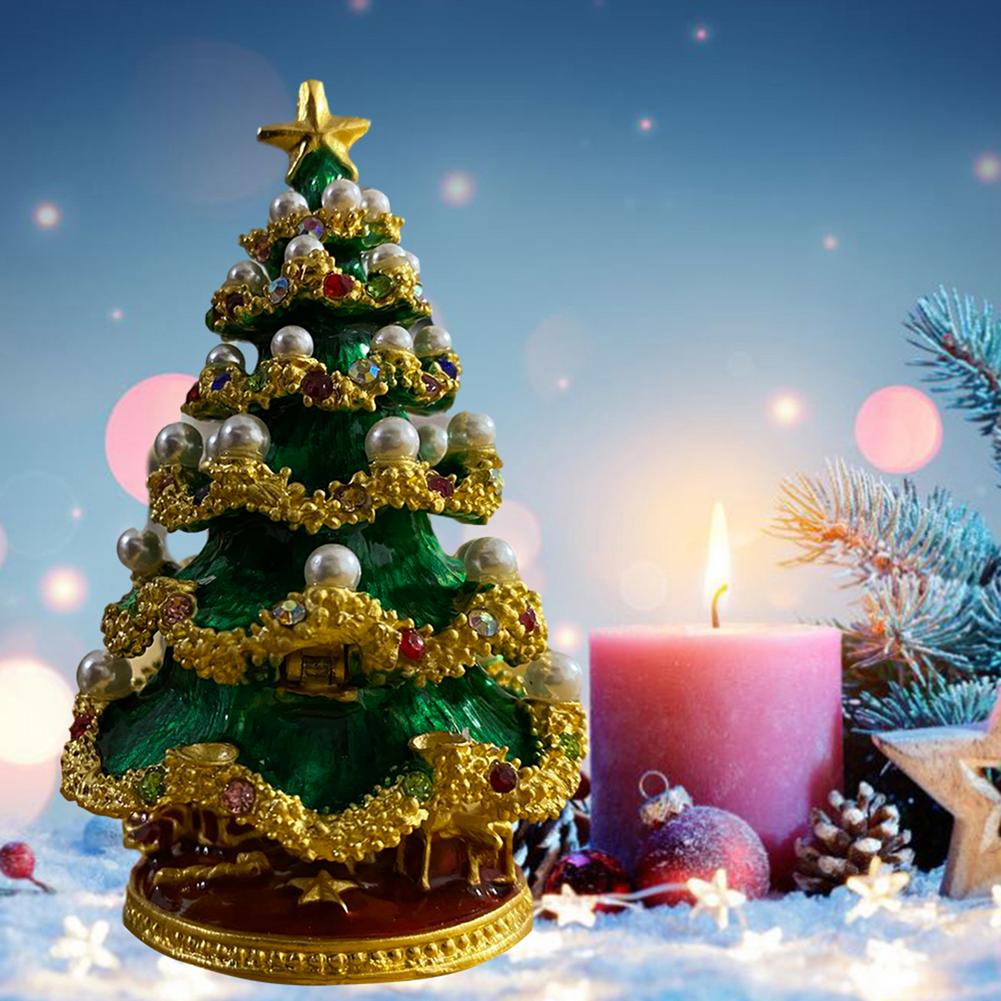 5.5X8.8Cm Kerst Trinket Doos Unieke Boom Decoratie Voor Kerstboom Arbol De Navidad