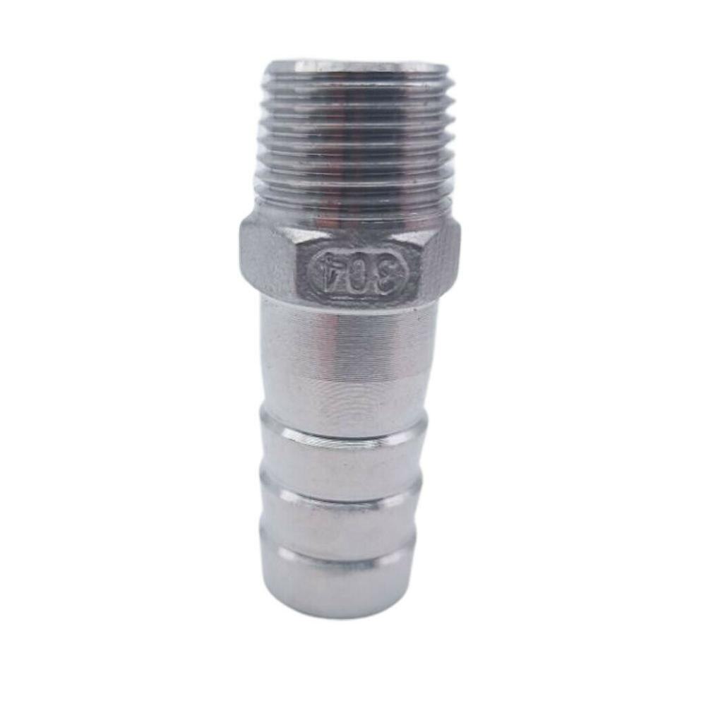 Tubo de acero inoxidable conector macho 15/16 "24mm manguera ID 1/2" BSPT