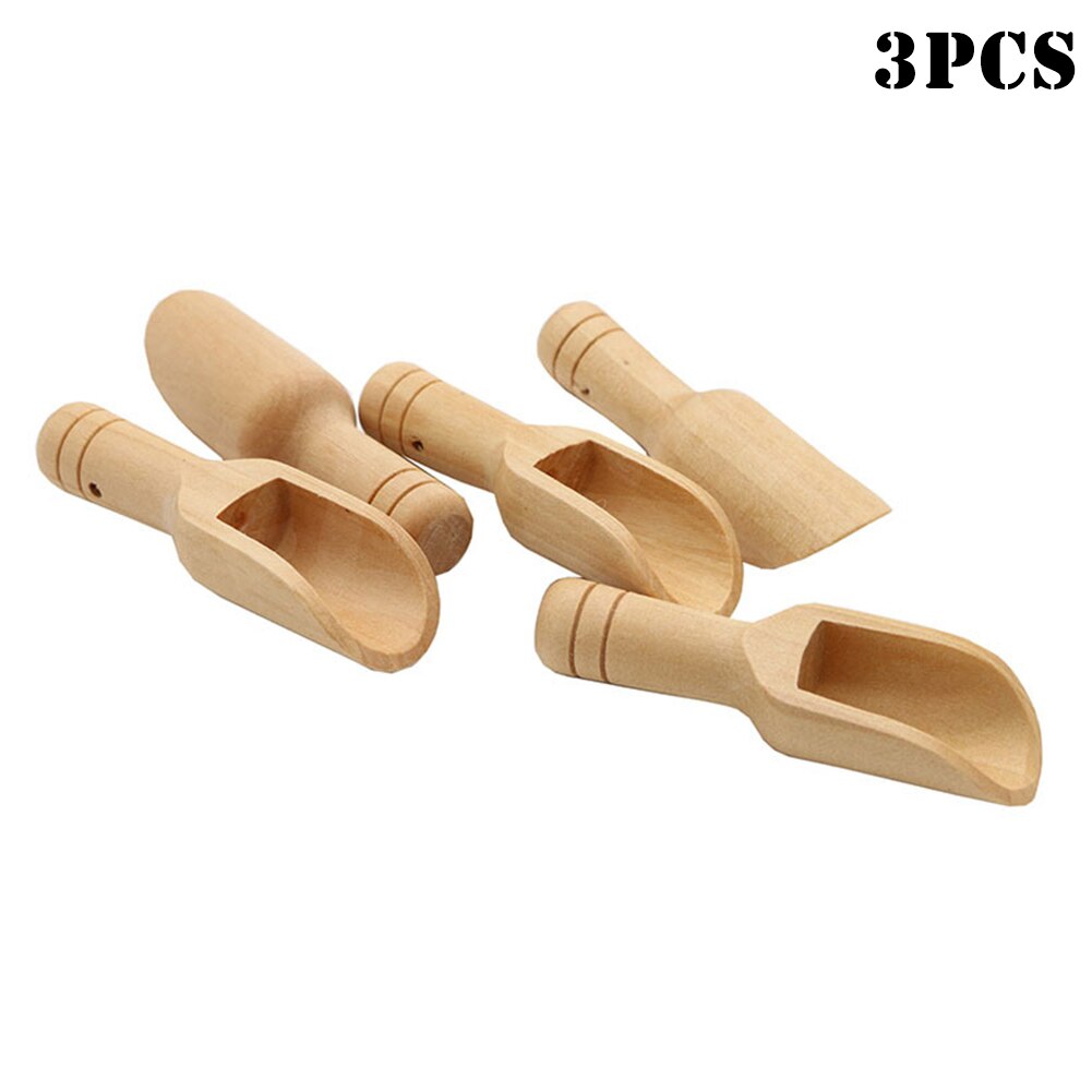 Lot De 25 Mini Cuillères En Bois Pour épices, Miel, Café - Dimensions 6,8 X 2,5 Cm - Cuillères De Service En Bois Naturel - 5