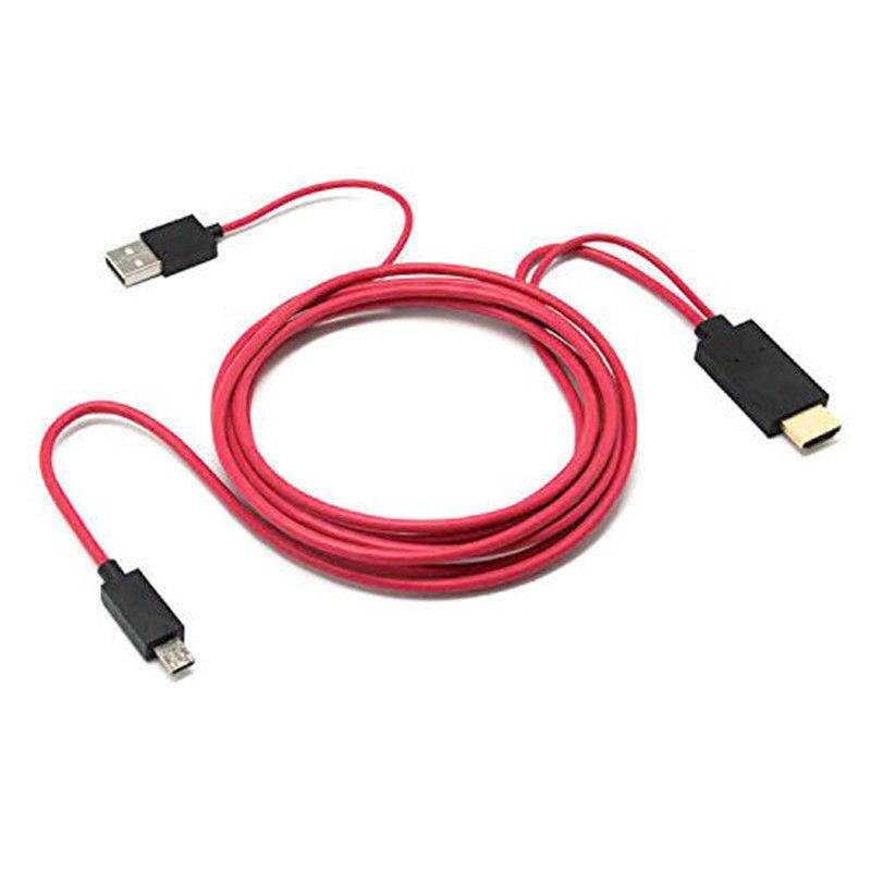 Micro usb til hdmi 1080p hd tv kabel adapter usb 2.0 til opladning til samsung  s3 s4 s5 note 2 note 3 note 4 11 pin tilbehør