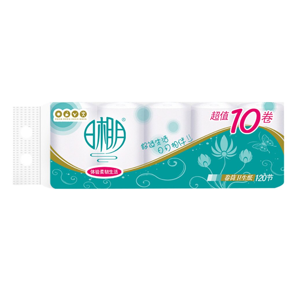 10Pcs Paper Towels Household Napkins Dust-Free Household Meal Paper Toilet Paper toilet paper rolls pack rolling paper D401