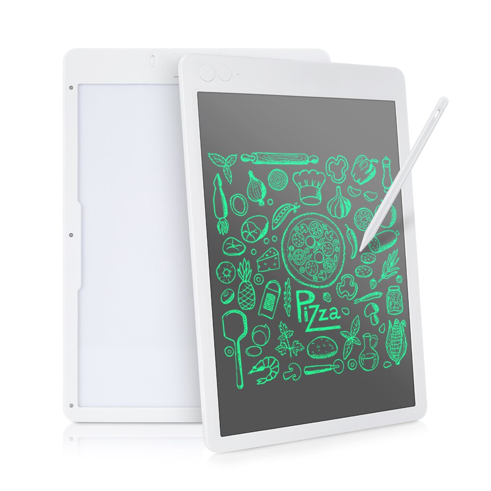 LCD Writing Tablet - 13.5 inch - Erasable Digital Drawing Board - Kids Learning Toy: Monochrome
