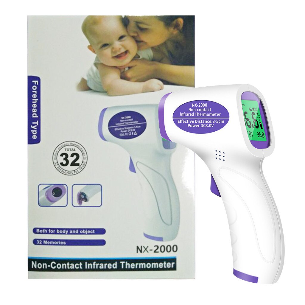 Voorhoofd Thermometer Digitale Infrarood Body Temporal Thermometer