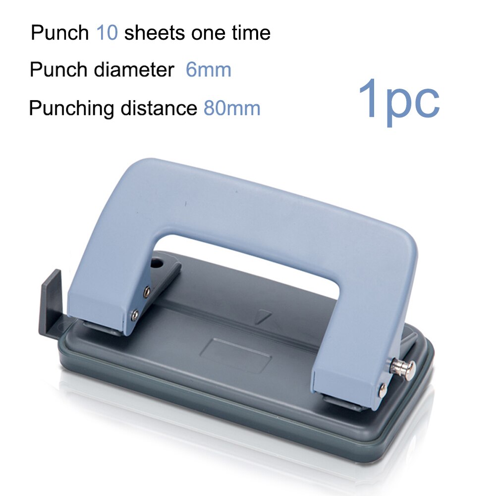 Champignon hulform punch til h planner diskring diy papirskærer t-type puncher håndværk maskine kontorer papirvarer: Hvid
