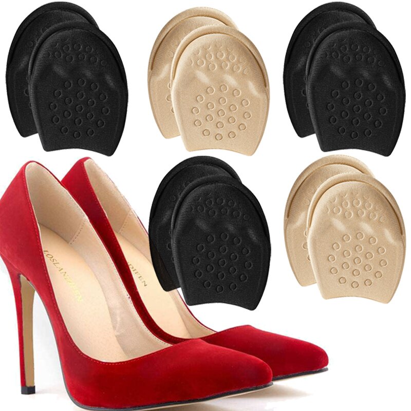 High Heel Insole Forefoot Protector Inserts for Women Pain Relief Comfort Insoles Anti-Slip Cushion Reduce Size Filler Shoe Pads