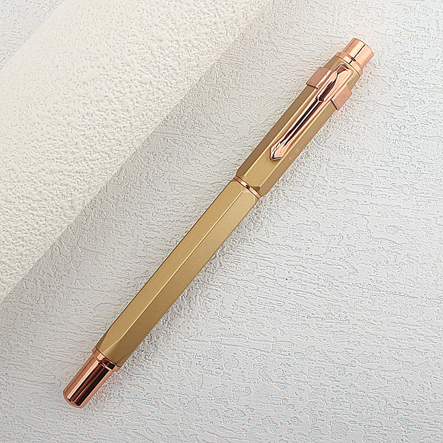 Pluma estilográfica de lujo para estudiantes, bolígrafos elegantes EF de 9189 MM, Punta extrafina, bolígrafos de escritura, papelería, suministros escolares de oficina, 0,38