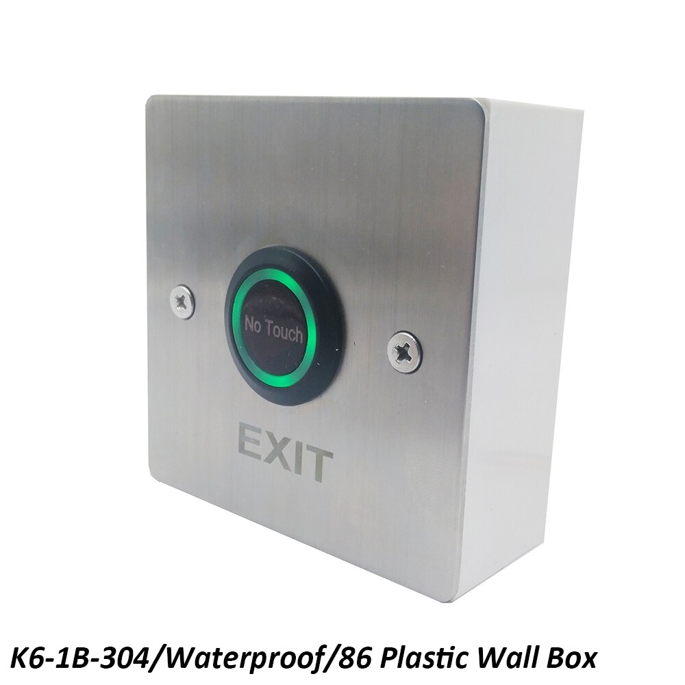 Surface Install Waterproof IP68 Outdoor No Touch Door Access control Infrared Exit Button: K6-1B304