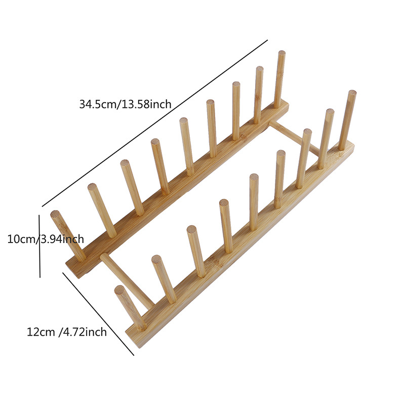 Opvouwbare Afdruiprek Bamboe Droogrek Houder Gebruiksvoorwerp Afdruipbord Droogrek Opslag Keuken Organizer Rack Houder: Licht Groen
