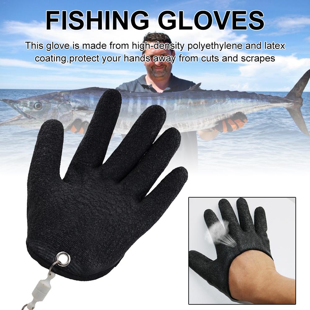 Fishing Catching Gloves Anti-slip Waterproof Puncture Resistant Fishing Gloves for Fisherman