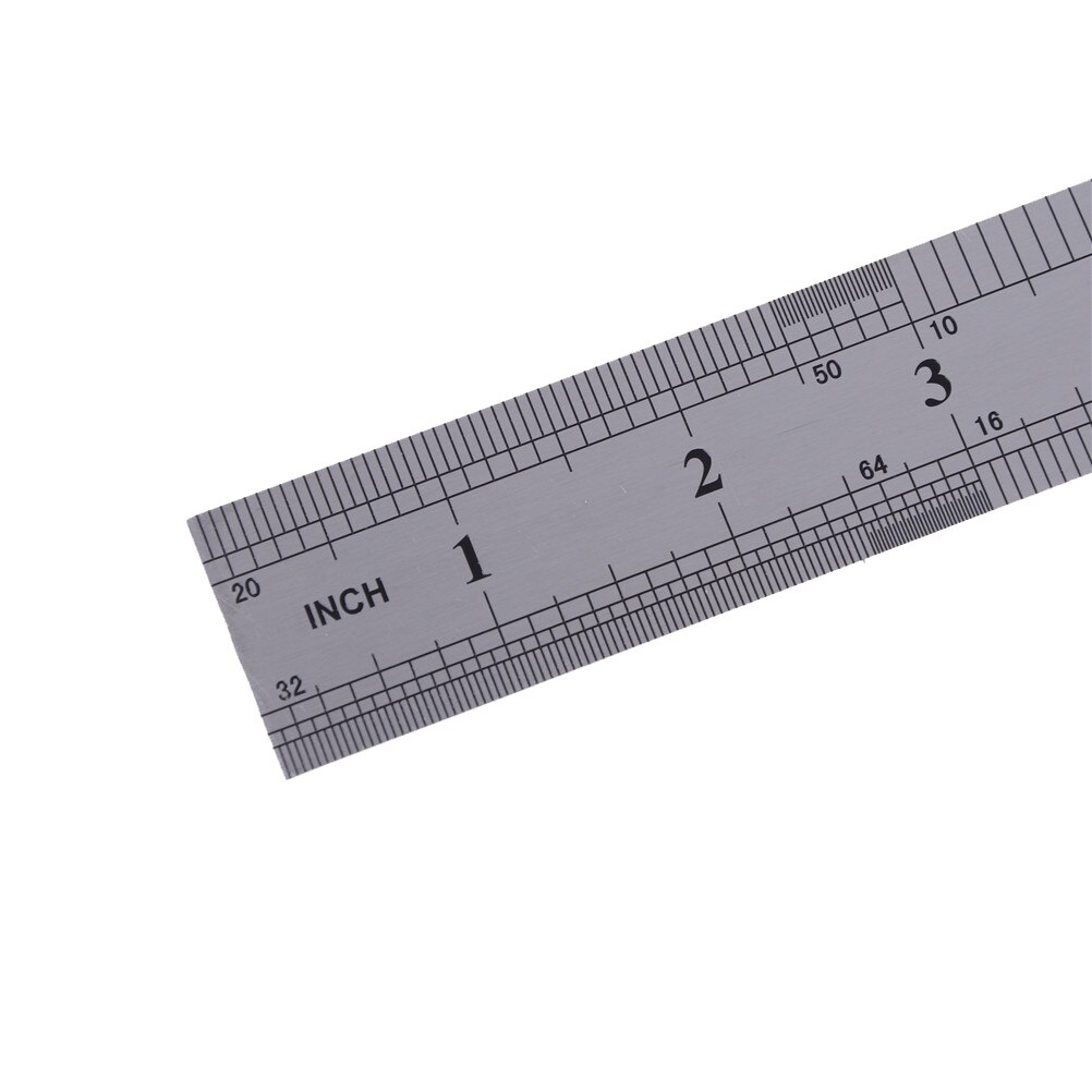 50cm 20inch Stainless Steel Metal Straight Ruler Precision Double Sided Rulers