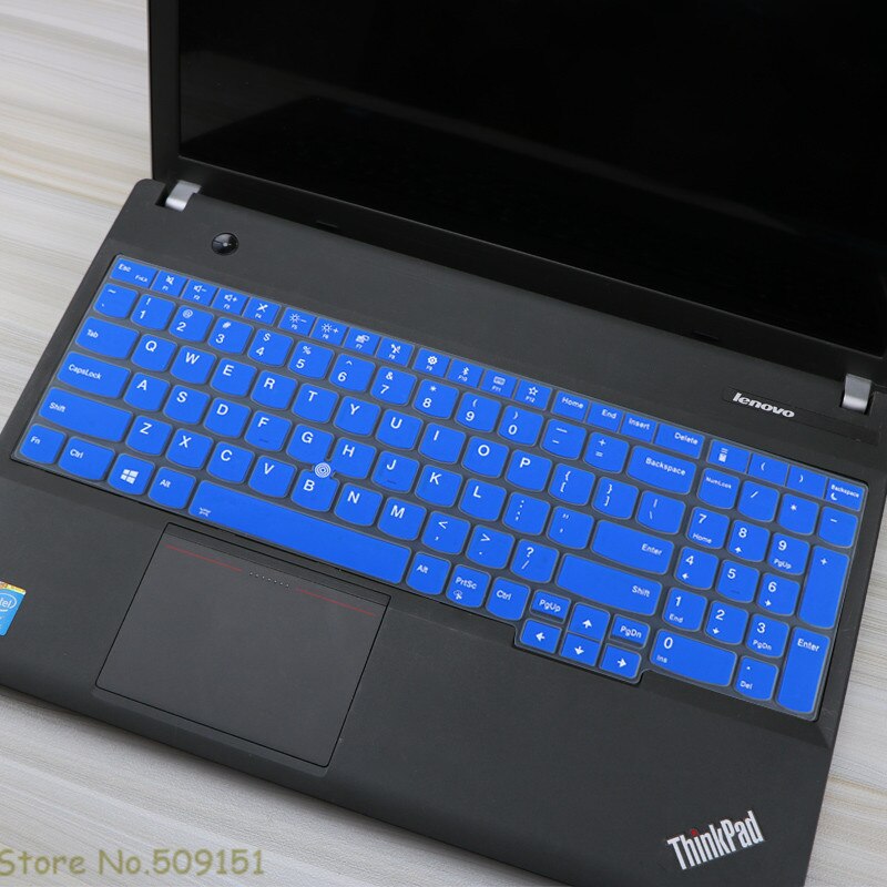 Silicone Laptop Keyboard Cover Protector Skin For Lenovo ThinkPad E15 Gen 2 L15 P15 P15V T15 P53 P15S Notebook: Blue
