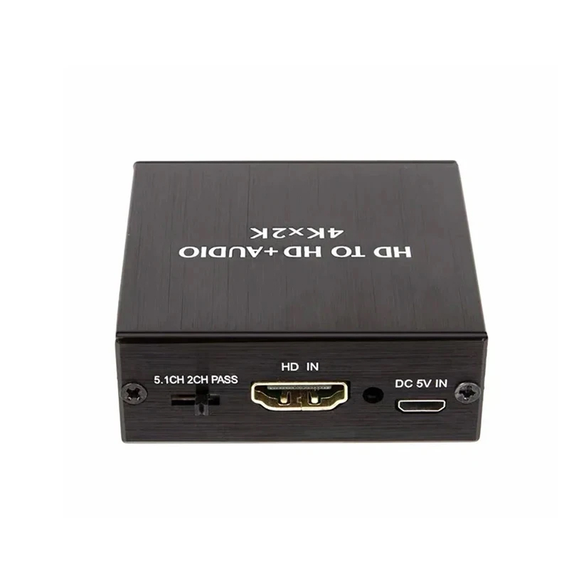 Ekstraktor audio wideo 4K x 2K kompatybilny z HDMI konwerter audio 3,5 MM SPDIF optyczny TOSLINK Stereo Out Splitter Adapter