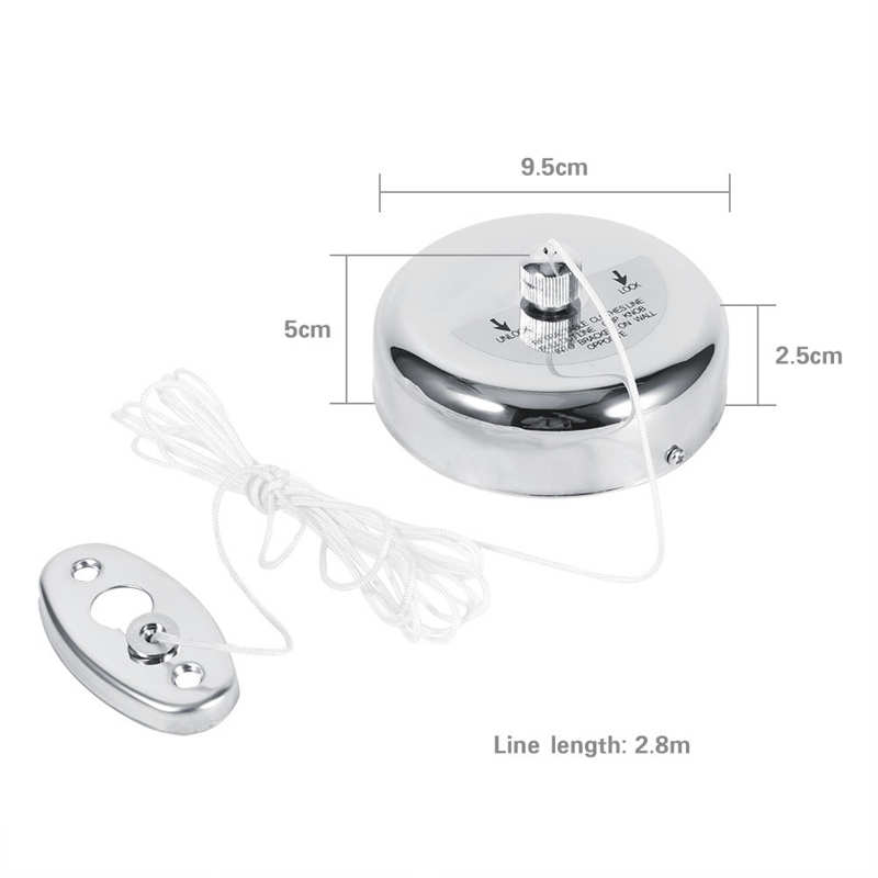 Stainless Steel Retractable Clothes Line Dryer Portable Indoor Outdoor Laundry Wall Hanger Round Clothes Line Clothesline
