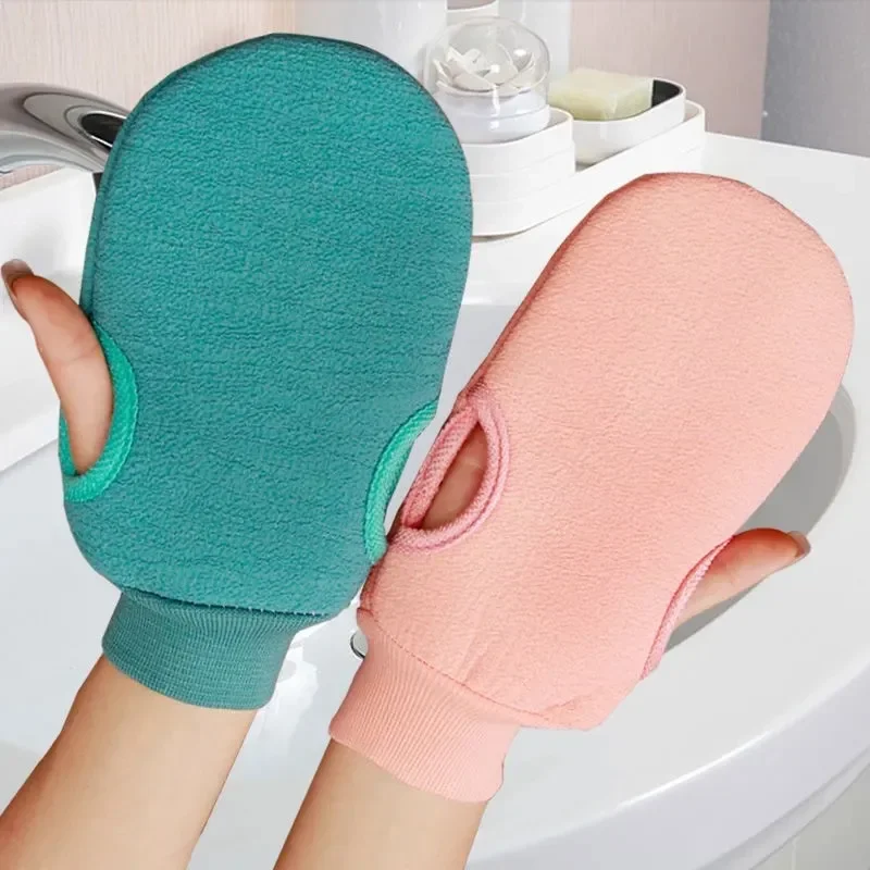 bain pour Peeling exfoliant nettoyage du corps gommage mitaine frotter peau morte gants pour douche corps brosse serviette SPA mousse corps Massage
