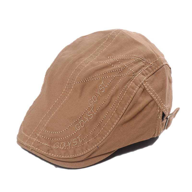 Boina Verde del Ejército Coreano para hombre y mujer, gorro bordado para ocio al aire libre, sombrilla, sombrero delantero, Joker