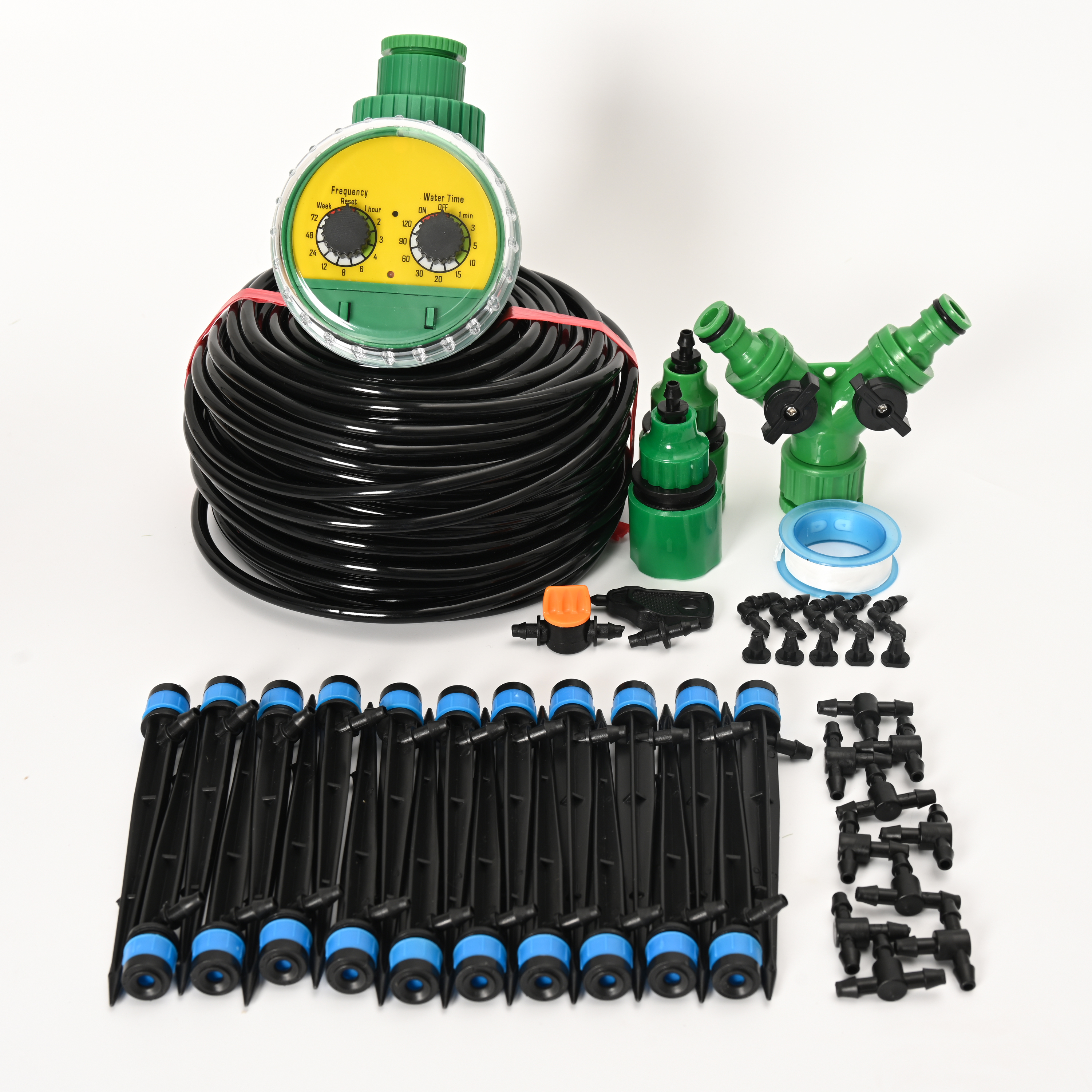 4/7Mm 25M Hose Garden Watering System Watering Fountain Drip Irrigation System Automatic With Timer Watering Set