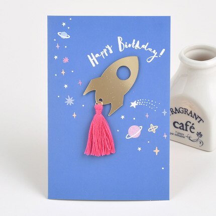 Eno powitanie śliczne lustro ozdoba kartka urodzinowa dla dzieci królowa dziewczyna przestrzeń chłopiec wiadomość kartka urodzinowa: nie.05