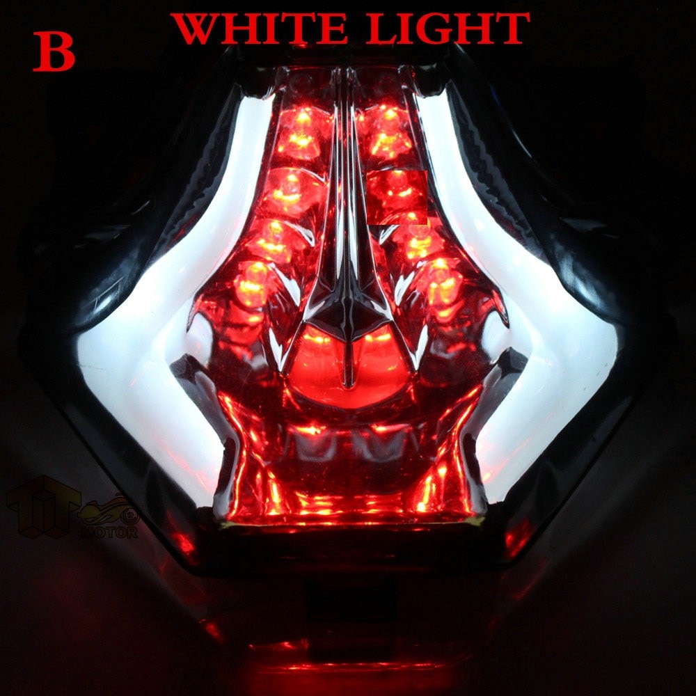 Für Yamaha R3 R25 MT07 MT-07 MT 07 25 03 Hinten Schwanz LED Laufende Blinklicht halt Brems Blinker Rücklicht Blinker Blinker