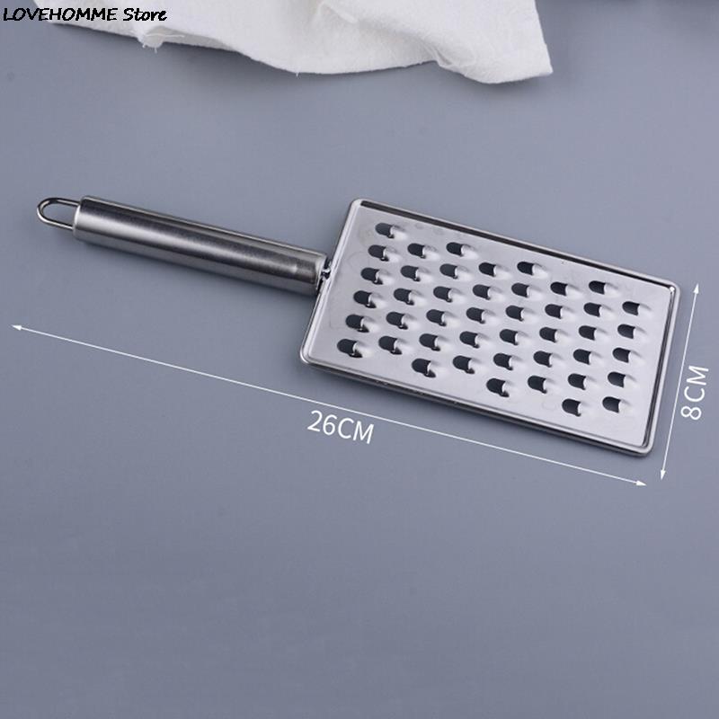 1Pcs 5 Sizes Cheese Grater Multi-purpose Stainless Steel Sharp Stainless Steel Vegetable And Fruit Cheese Planer Kitchen Tool