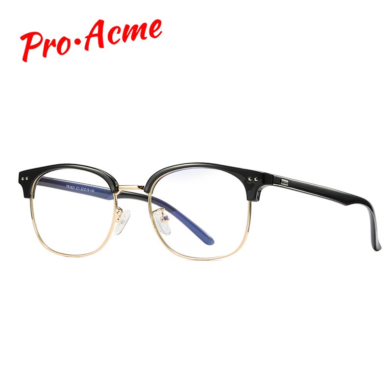 Pro acme  tr90 -montuur blauwlichtfilterbril heren dames unisex blauwlichtbril leesbril gamer computerbril  pb1202