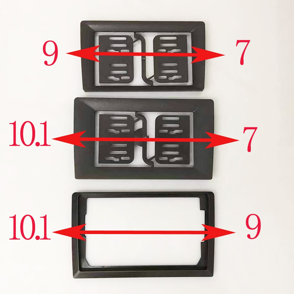9 Inch 10 Inch Tot 7 Inch Frame 2 Din Frame Geschikt Voor Alle Auto Modellen Center Console Radio Android systeem