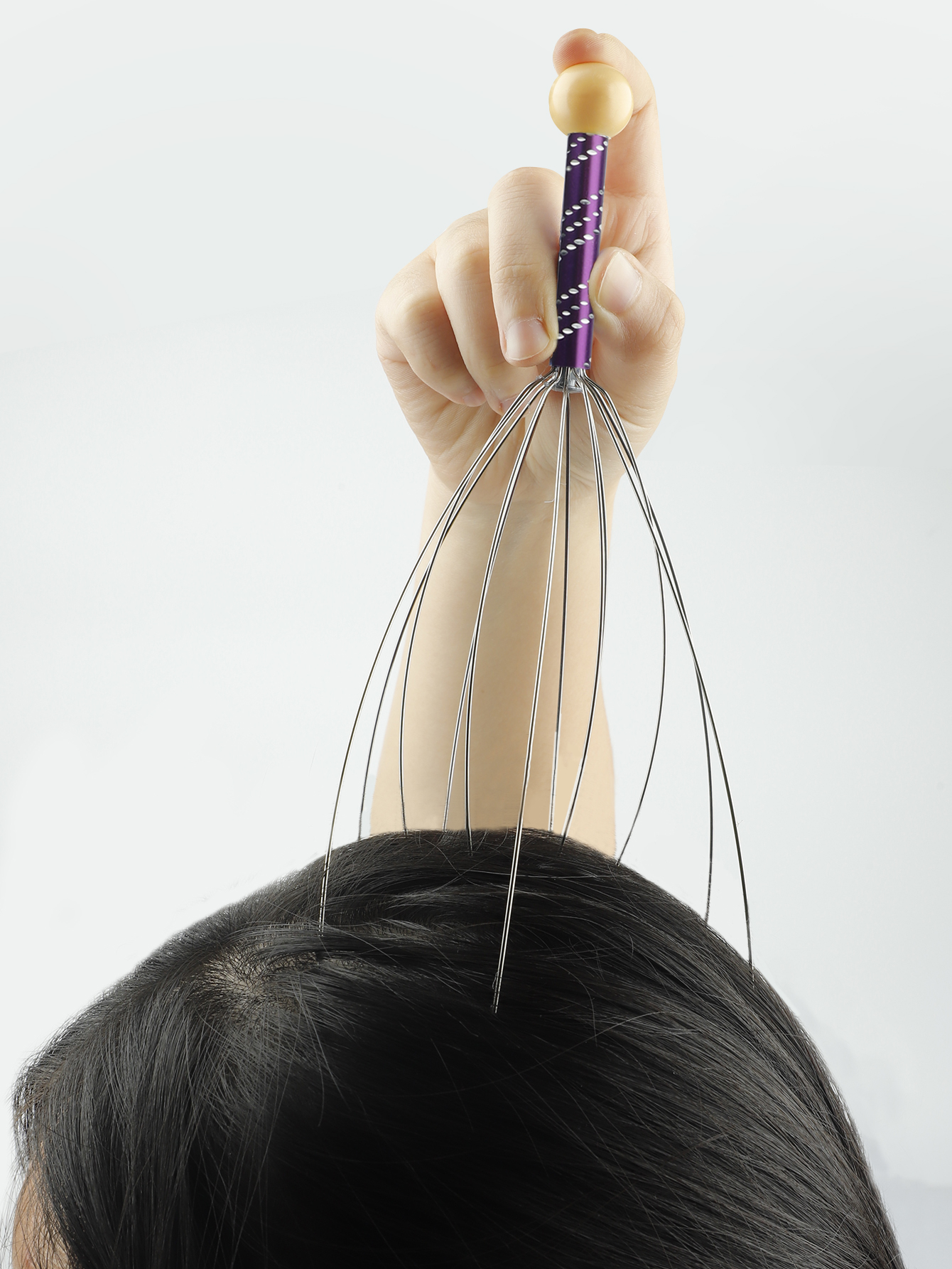 1/2sopus Head Massager Hoofdhuid Massage Klauw Soul Extractor Verlicht Spanning Spier Ontspanning Relief Vermoeidheid Massager Care Tools