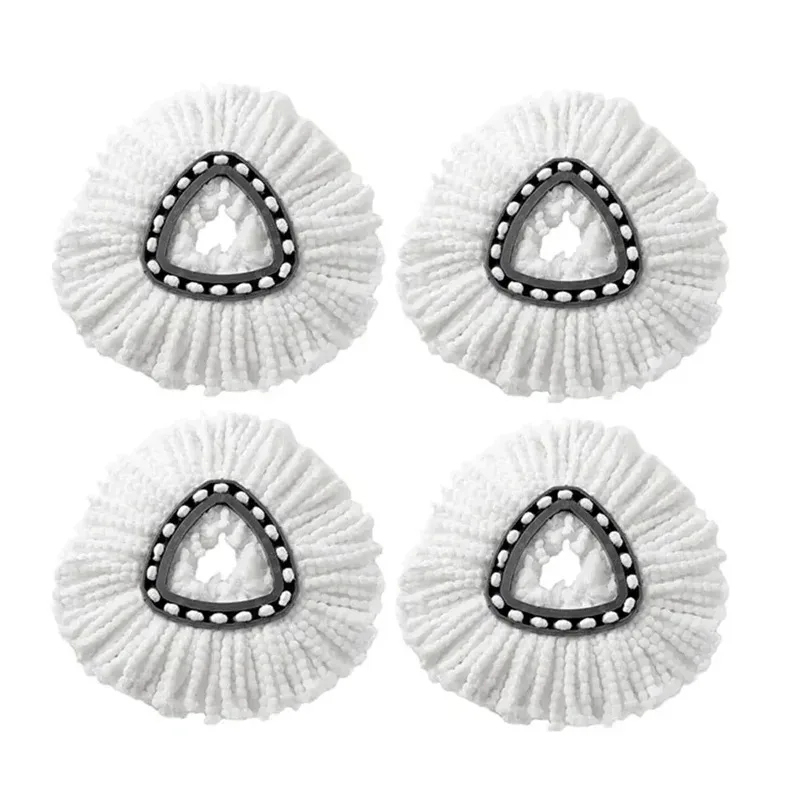 For O-cedar and Vileda EasyWring 1 Tank System Washable Mop Pad Triangle Rotating Mop Head Base Scrub Mop Brush Head Accessories: light green