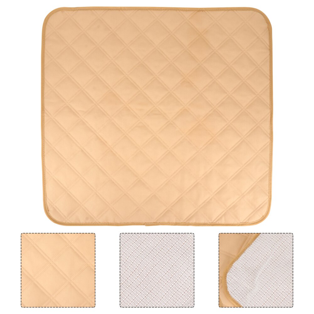 Washable Seat Pad for Incontinence Protection Underpad Chair Absorbent Pads: Beige